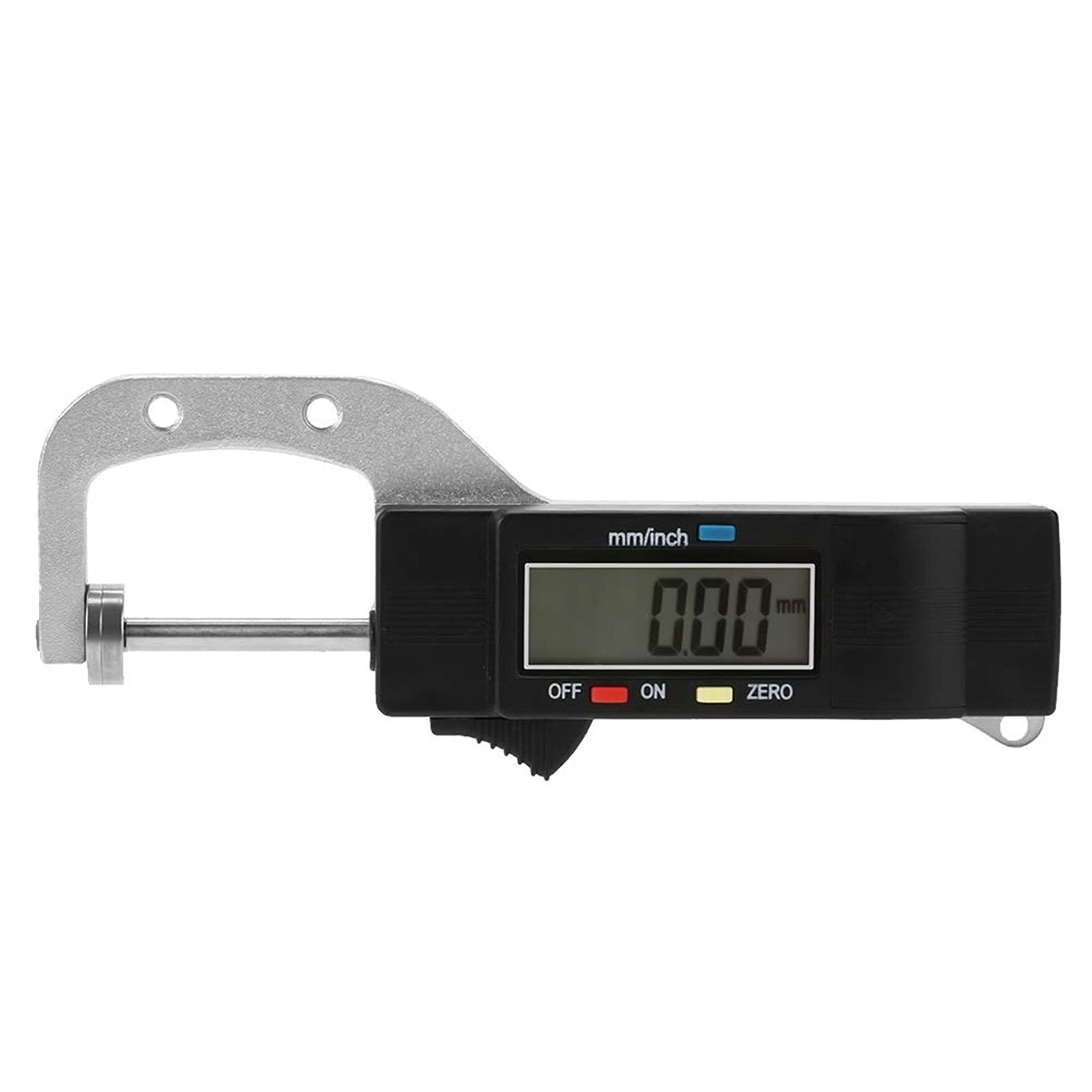 Mikrometr cyfrowy, 0-25mm Cyfrowy Mikrometr Grubościomierz Elektroniczny Miernik Grubości z Wyświetlaczem LCD