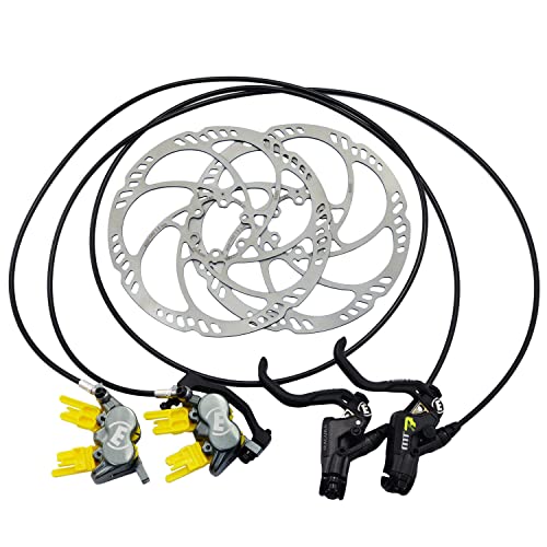 Magura MT7 Pro 4-Piston Post Mount Hydraulic Disc Brake Set w/ 180mm Rotor (F+R), MG2558