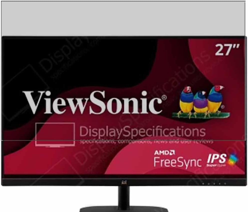 Puccy Privacy Screen Protector, compatible with ViewSonic VA2709m 27" Monitor Anti Spy Film TPU Guard （ Not Tempered Glass Protectors ）