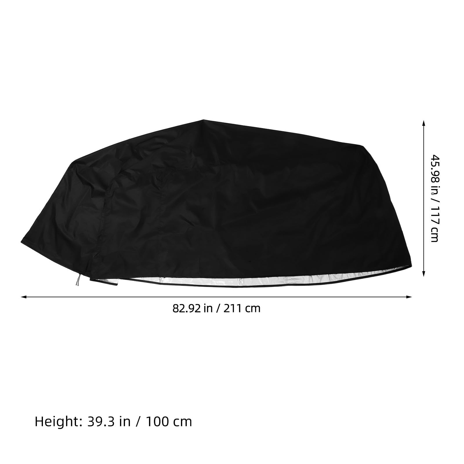 Cubierta para Partidor de Troncos Exterior Oxford Negra Resistente