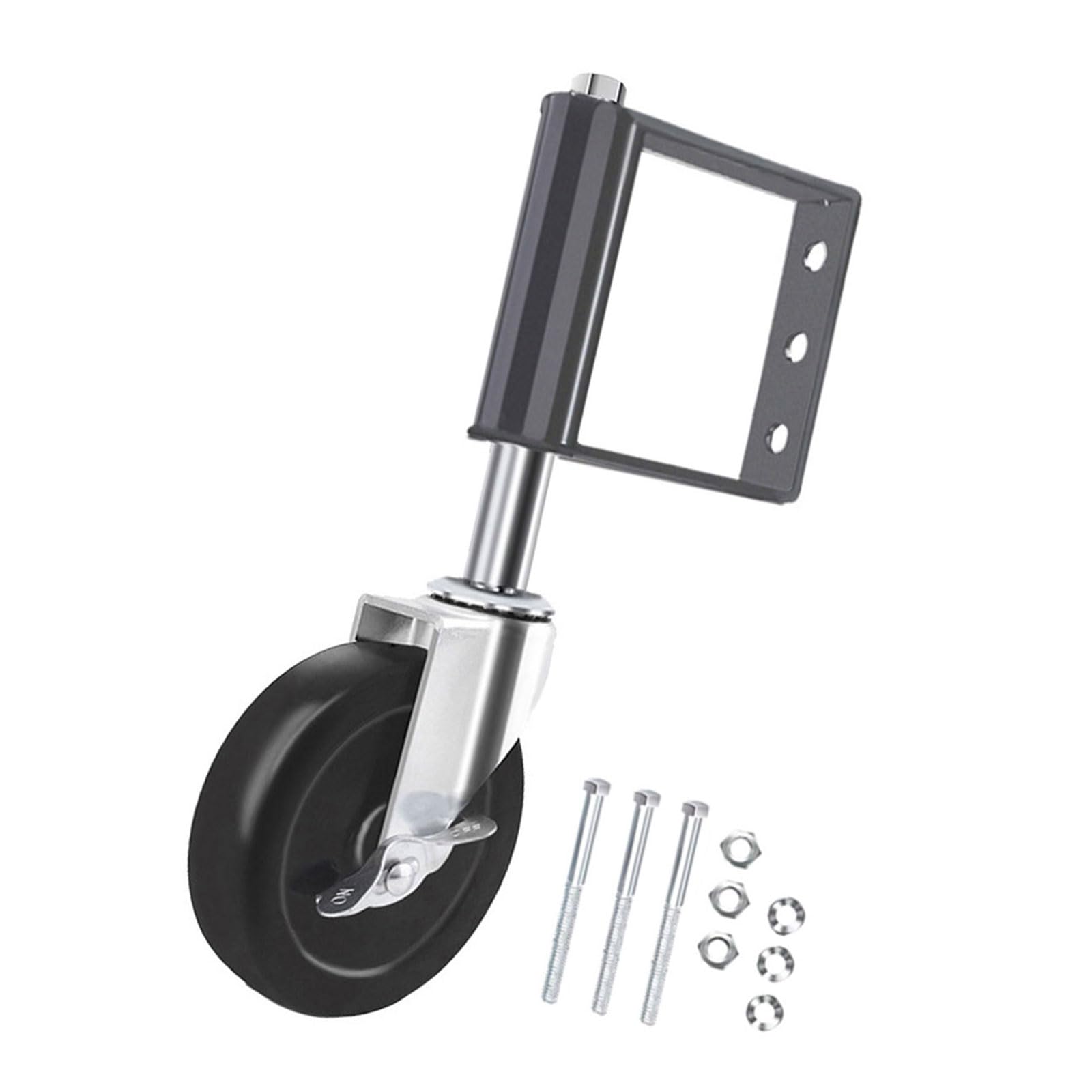 Sturdy Gate Wheel with 360 Swivels Casters Accessory for Garden Farm and Fence Daily Casual Use Farm Gate Casters
