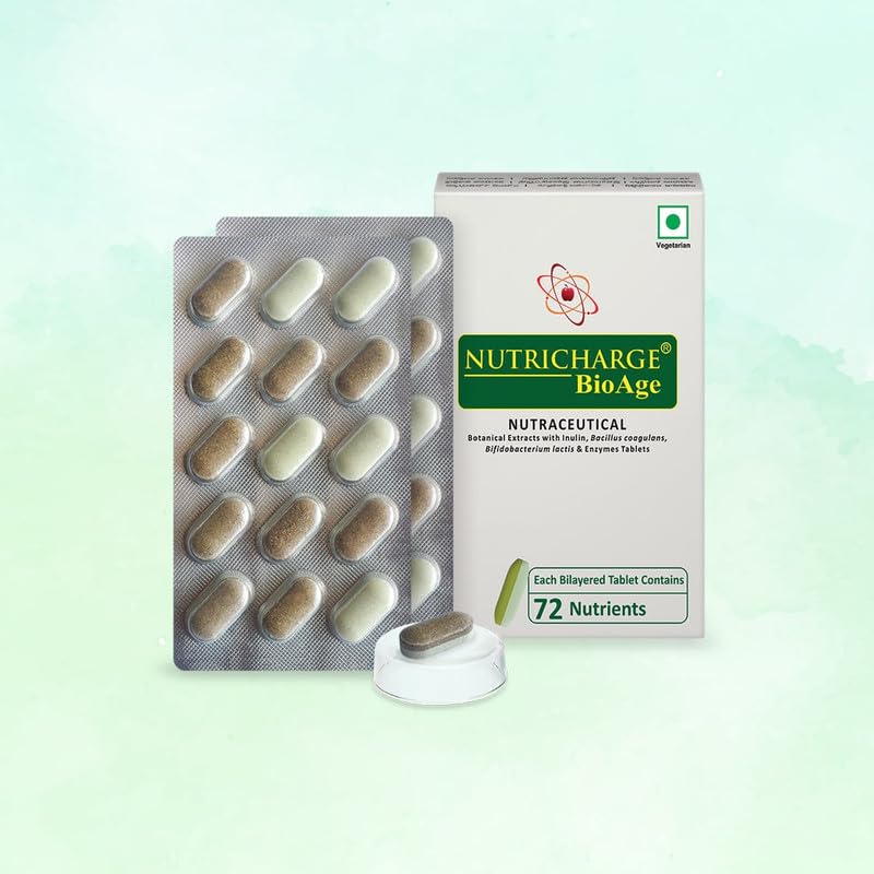 72 Nutricharge bioage with the power of essential nutrients (pack of 2)