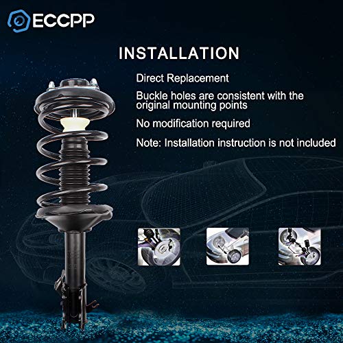 Complete Assemblies,Eccpp 2Wd Complete Strut Spring Assembly For 2009 2010 2011 2012 For Ford F150 Rwd 171140 Front Left And Right #TOP4