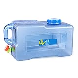 wasserkanister - Tragbarer wassertank mit Deckel Zapfen,25L Wasserbehälter für Fahrzeug Camping Picknick Outdoor BBQ und Lange Reise