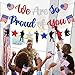 Military Going Away Party Decorations We Are So Proud of You Banner Patriotic Soldier Garland Red White Blue 4th of July Veterans Day Memorial Day Deployment Returning Back Graduation Party Supplies