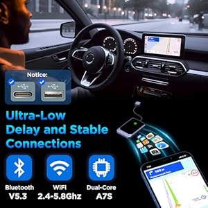 Wirelesscarplayadapterconvertswiredtowirelesscarplayadapterforiphonewirelesscontrolplugplaycarplayforcarsfrom2017forappleiphoneios10 Urban Country Home Decor Wireless carplay adapter converts wired to wireless carplay adapter for iphone wireless control plug play carplay for cars from 2017 for apple iphone ios 10 urban country home decor