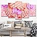 Produktbild Leinwanddruck Poster Wohnzimmer Home Decor 5 Stück Beauty Salon Malerei Nagel Sexy Frau Lippen Maniküre Bilder Modulare Wandkunst + Leinwanddruck Poster Wohnzimmer Home Decor 5 Stück Beauty Salon