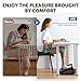 CasaZenith Foot Rest, Six Heights Adjustable Foot Rest for Under Desk at Work, Ergonomic Foots Stool for Under Office Desks, Under Desk Footrest with Foot Massage Roller, Chair Footrest for Leg Rests