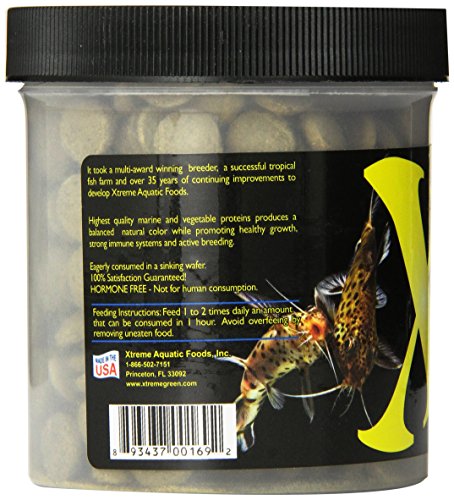 Xtreme Aquatic Foods 2169-B Cat Scrapers Fish Food #TOP2