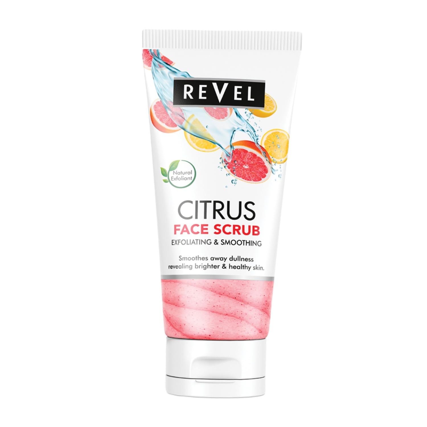 REVELRefreshing Citrus Face Scrub 150ml, Lemon Extract to Refresh and Revive the Skin, All Skin Type, For Men & Women