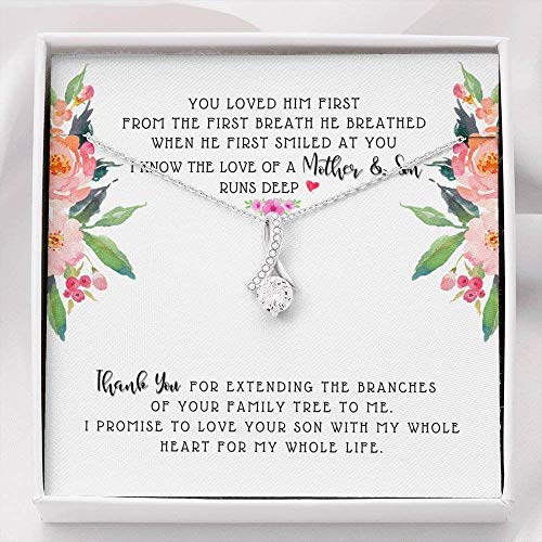 Mother in Law Gift from Bride, to My Mother in Law on My Wedding Day, Future Mother in Law Necklace, Gift for Mother-in-Law, Wedding Gift