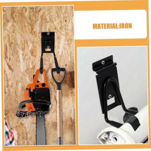 Crochets muraux robustes pour fixation d'outils lourds au garage