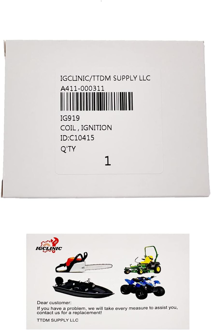 Ignition Coil Compatible with ECHO BRD-280 PAS-280 PPF-280 PPT-280,Replaces OEM# A411000311 A411000312 C10415