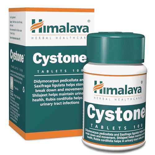 Himalaya Herbals Cystone Herbal Food Supplement Helps Ensure Normal Functioning of Urinary Tract for Urinary Health | Active Herbs Bring Comfort 100 Capsules