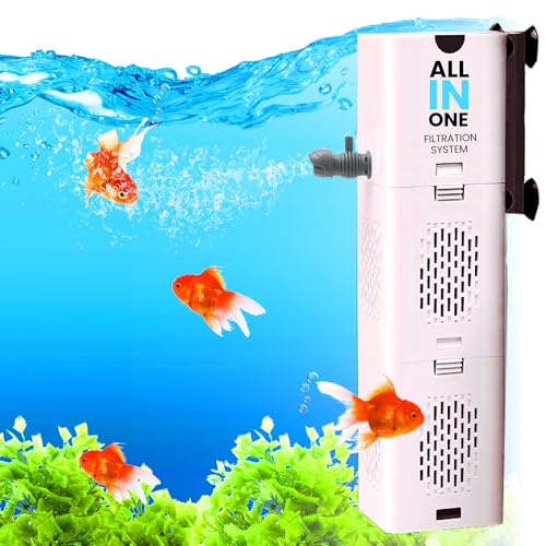 Image of BURAQ XQP-1000F | 14W | Ultra-Quiet Aquarium Filter, Ultra-Quiet Submersible Pump, 1000 L /H High-Flow Filtration System Upto 3-5 FT Fish Tanks