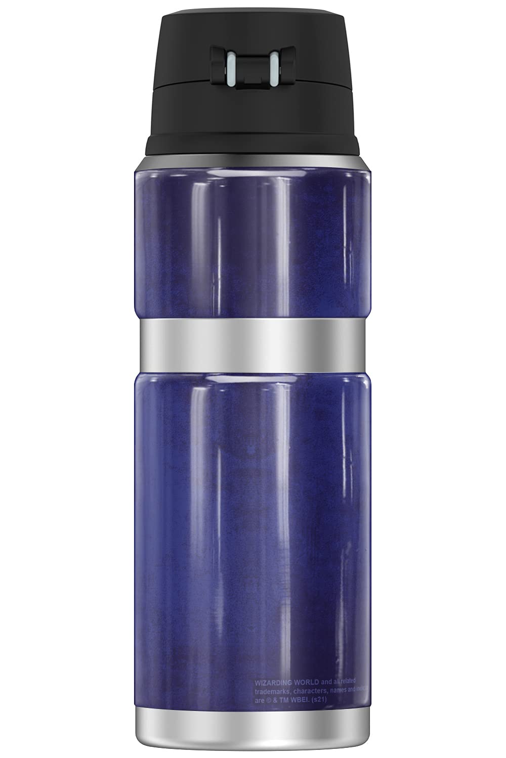 Harry Potter Deathly Hallows 24oz Stainless Steel Water Bottle - Vacuum Insulated, Leak Resistant, Sweatproof Canteen