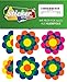 15 Prilblumen Aufkleber 65 mm, Retro Style 70er Jahre Kult, Wandsticker