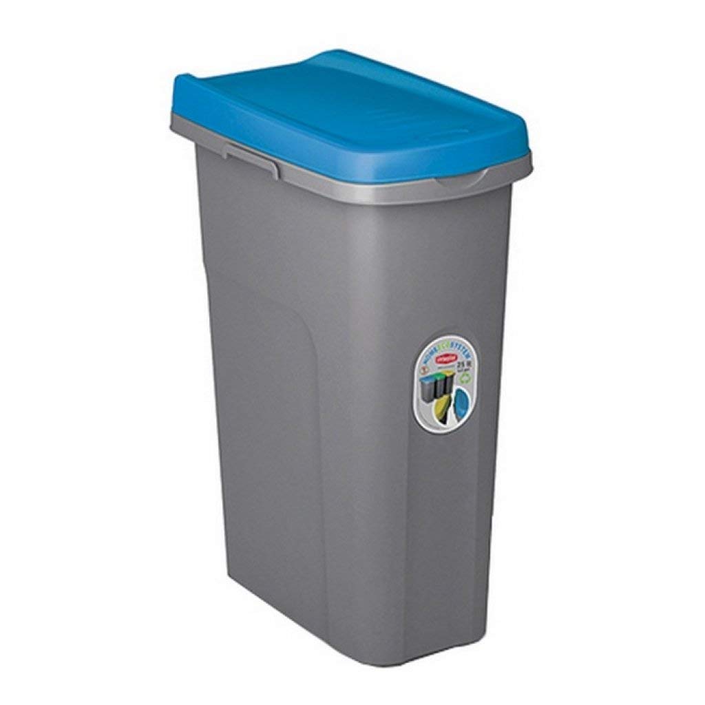 StefanplastTrash Can, Polyurethane, Blue, 25 lt
