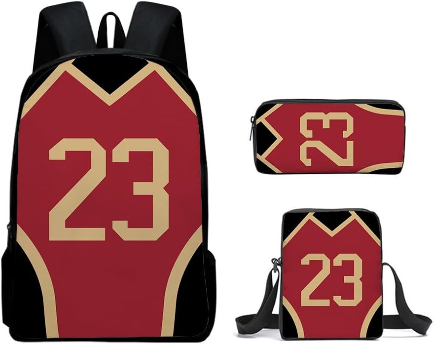 Anime Backpack Set with Crossbody Bag & Pencil Case Kawaii (BM-23)