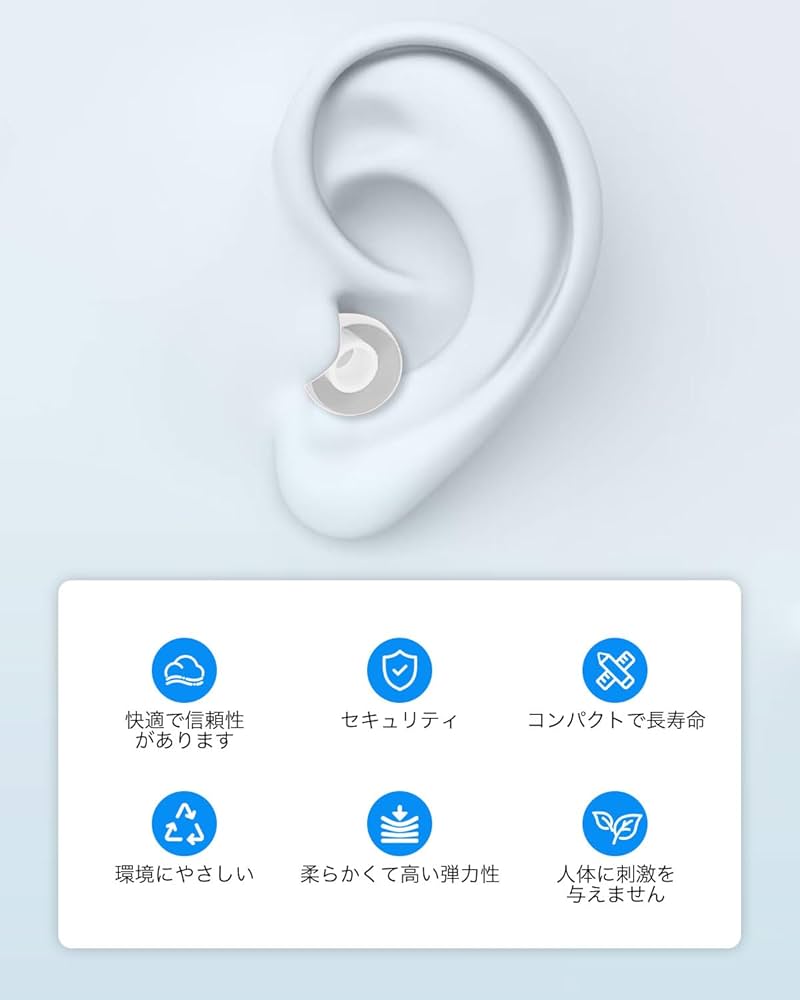 Amazon | Sennheiser 対応 交換イヤーピース 交換用シリコン耳栓