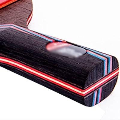 LLLSSS Carbon bat Table Tennis Racket with Rubber Pingpong Paddle Short Handle Tennis Table Rackt Long Handle