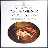 opera tours mozart  1 Disque Vinyle LP 33 Tours - Erato - 70738 - W.A. Mozart - Symphonie N°40 - Symphonie N°41 - Orchestre Symphonique de Bamberg - Direction : Theodor Guschlbauer.
