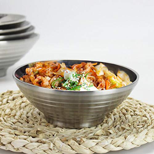 Tigela de metal para sopa/macarrão da Homozy para salada/cereal / - 20 cm