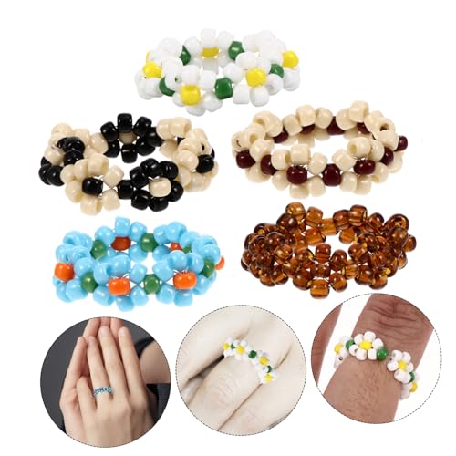 Bijoux à la mode sans irritation | 5 bagues tendance en plastique légères - 2