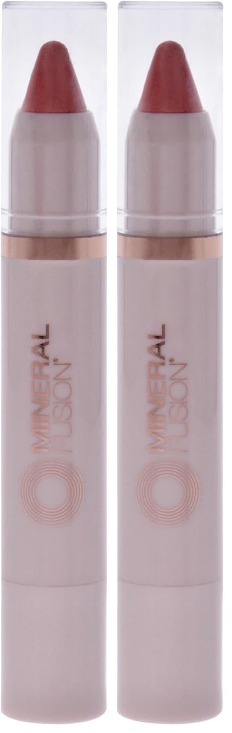 Mineral Fusion Sheer Moisture Lip Tint, Glisten, 0.1 Ounce (Packaging May Vary) (Pack of 2)