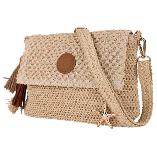 Imagen de Lois Bolsos Bandolera Mujer Rafia estilo casual elegantes