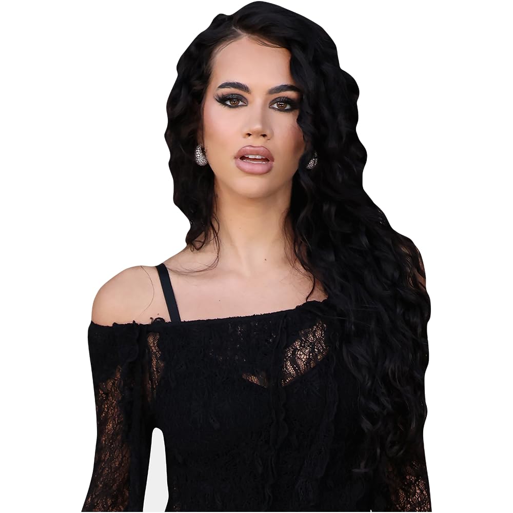 Madi Webb (Black Dress) Medio Cuerpo Buddy Cutout