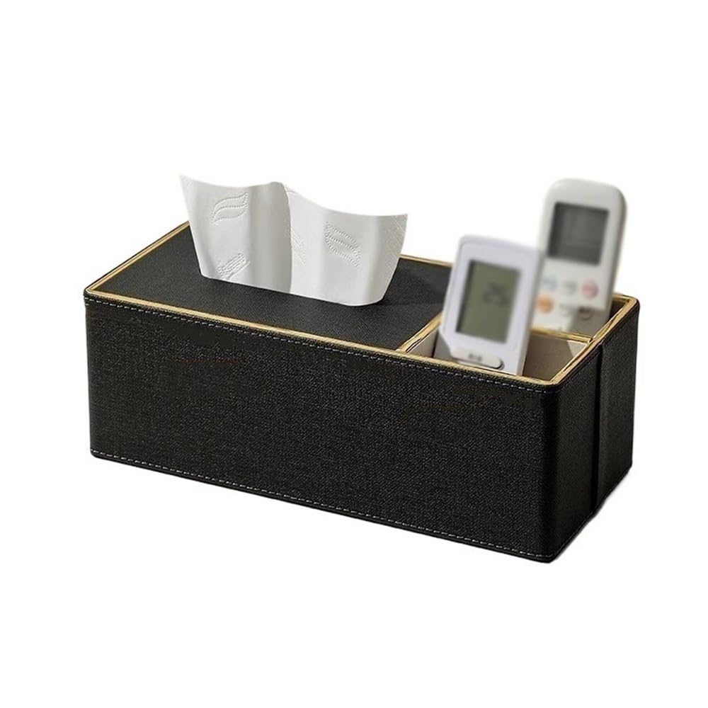 Tissue Case Tissue Box Home Living Room Bedroom Multifunctional Remote Control Organizer Tissue Dispenser