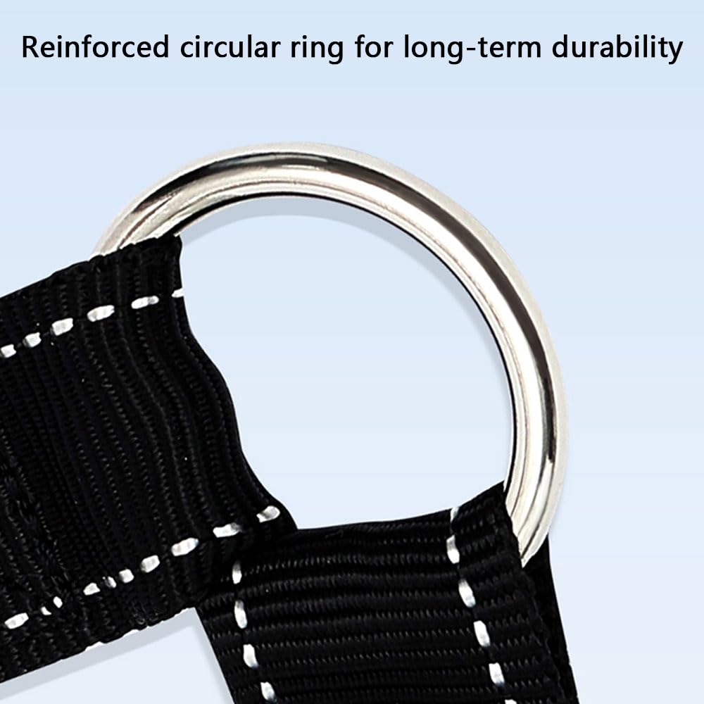 Double Dog Leash No Tangle 360°Swivel Rotation Two 2 Splitter Adjustable Shock Absorbing Bungee Cord for Puppy Walks Black - Image 4