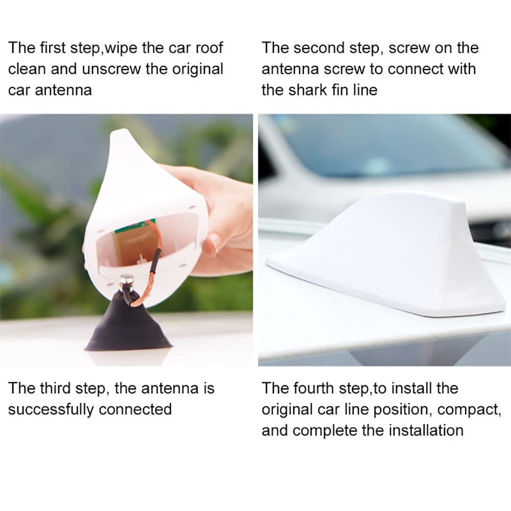 Dakantenne, auto haaienvinantenne for Koleos Twingo Scenic Megane