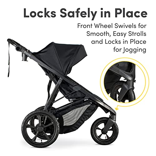 Bob Gear Wayfinder Jogging Stroller With Independent Dual Suspension, Air-Filled Tires, And 75-Pound Weight Capacity, Nightfall #TOP5