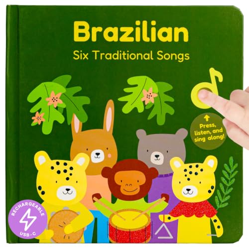 Cali's Brazilian Nursery Rhymes Sound Book for Toddlers