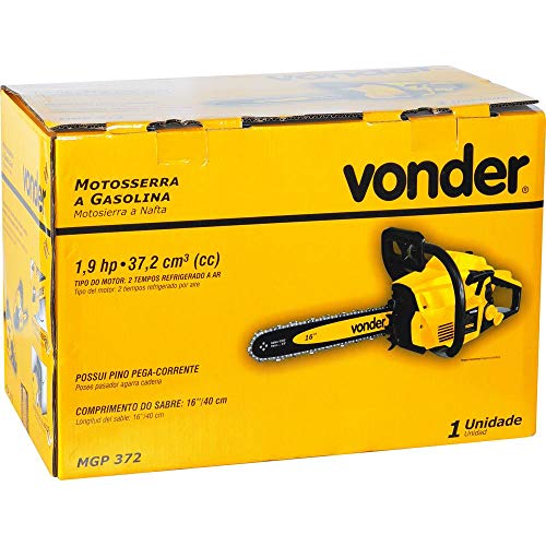 Motosserra Gasolina 37,2cc Mgp372 Vonder