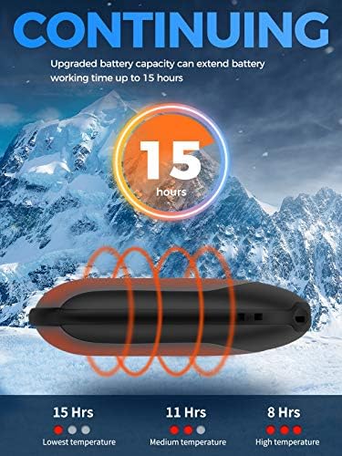 OCOOPA Rechargeable Hand Warmer 10000mAH Portable Electric Hand Heater Power Bank Lasting 15 Hours USB Battery Operated for Raynauds, Arthritis, Outdoor Winter Sports