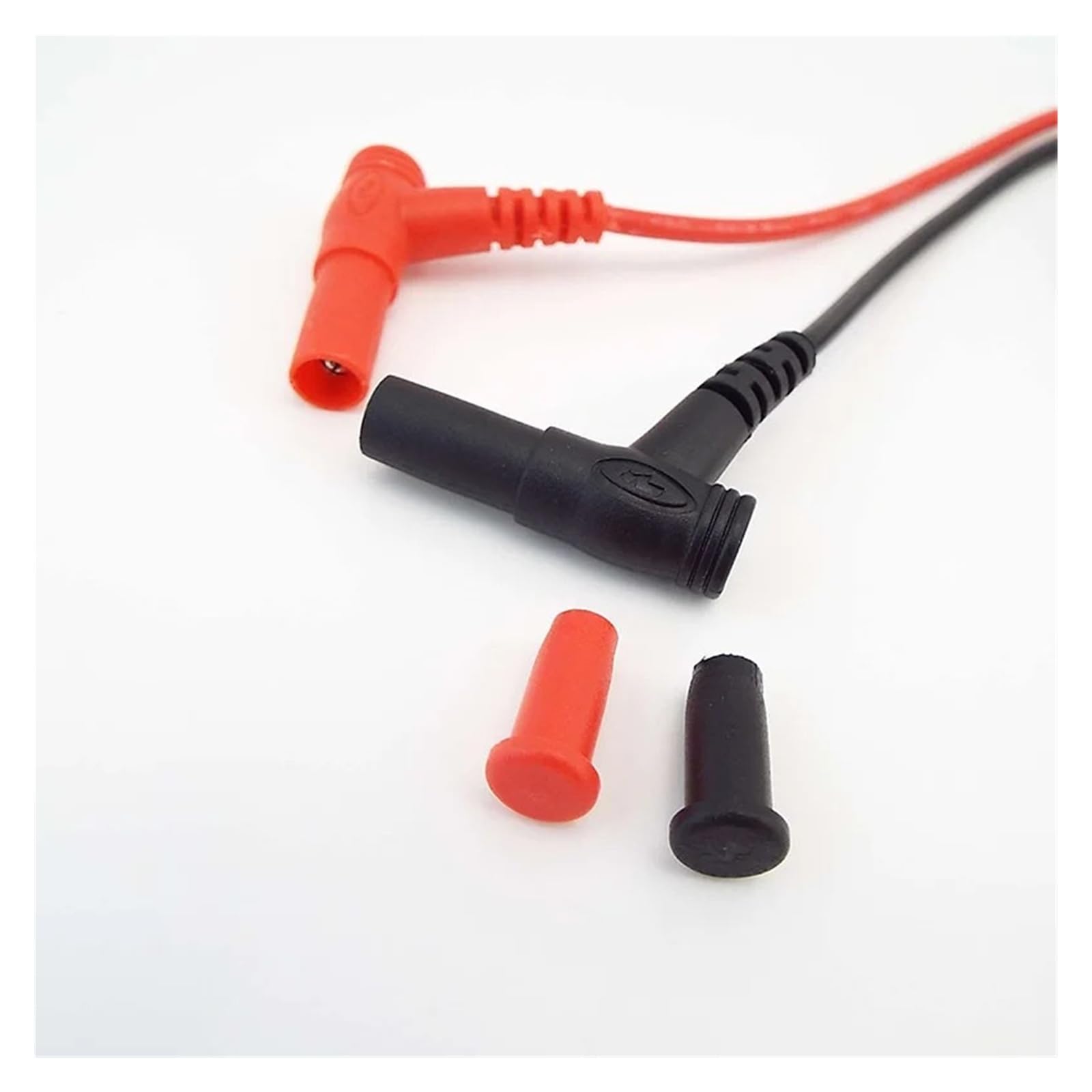 Cable de prueba de clip de banana a cocodrilo de 20 A, cable de doble muestra para multímetro