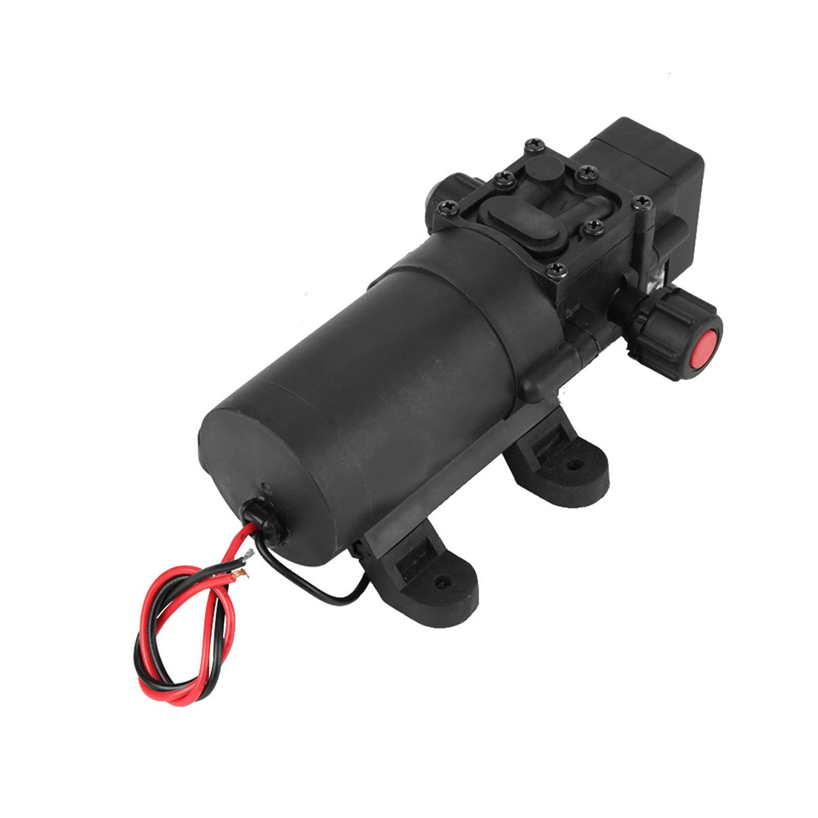 Pompa Elettrica a Membrana 24 V 80 W 5,5 L/Min Portata Pompa Acqua ad Alta Pressione con Interruttore Automatico per Irrigazione del Giardino e Alimentazione Idrica
