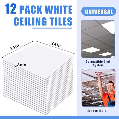 Dalles de plafond en PVC lisse imperméables faciles à poser