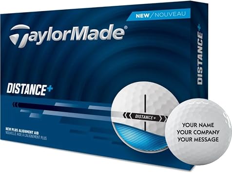 Taylormade Distance+ Custom Golf Balls - 2025 Model