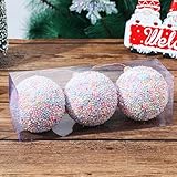 🎄【Facile à suspendre】Chaque décoration de Noël permet une décoration sans effort. Nos boules de Noël et décorations de Noël sont fabriquées avec des matériaux de haute qualité qui sont durables et durables. Ces boules de Noël et boules de Noël seront votre arbre suspendu année après année. La superbe couleur noire ajoute une touche de sophistication à votre décoration de Noël