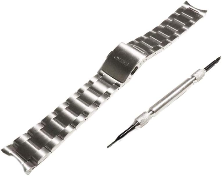 Seiko SBDC091 SBDC087 SBDC089 Prospex Alpinist Dedicated Band, Genuine Parts, Stainless Steel, 0.8 inch 20 mm, Watch Metal Strap Instruction Manual and Spring Bar Remover Included
