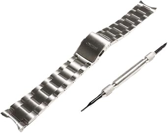 Seiko SBDC091 SBDC087 SBDC089 Prospex Alpinist Dedicated Band, Genuine Parts, Stainless Steel, 0.8 inch 20 mm, Watch Metal Strap Instruction Manual and Spring Bar Remover Included
