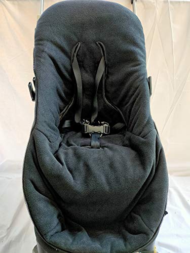 Chancelière universelle coton poussette vert Moon-Bebe