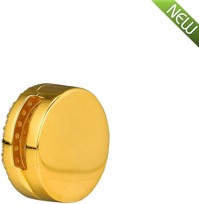 PANDOCCI 2018 Autumn Yellow Gold Reflexions Dazzling Elegance Clip 925 Silver DIY Fits for Original Pandora Bracelets Charm Fashion Jewelry - Image 5