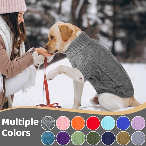 Image of Queenmore Small Dog Sweater for Small Dogs Boy, Winter Dogs /Cats Pullover