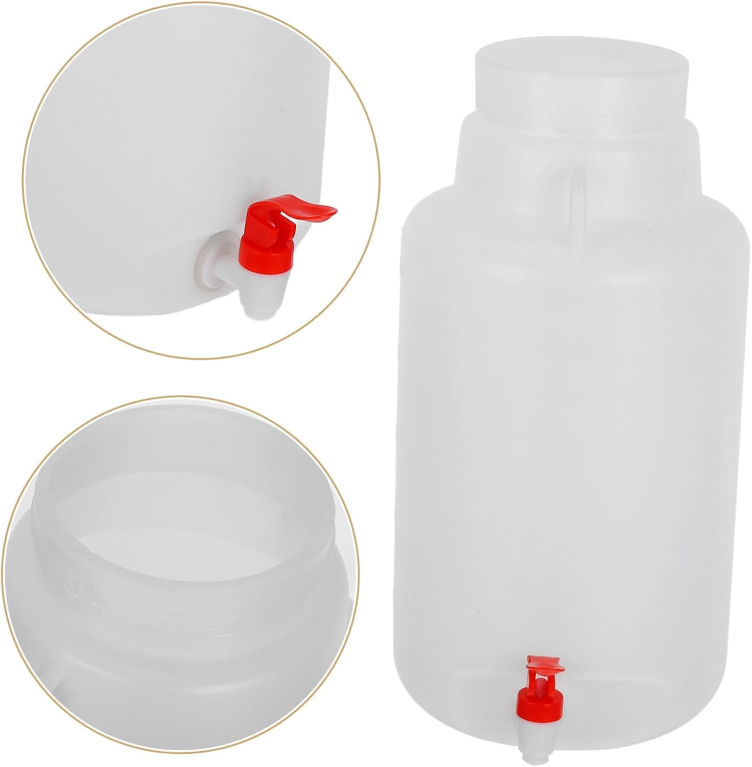 ABOOFAN Plastic Water Dispenser Spigot for Lab Reagent Storage Bottle Water Jug Spout Laboratory Dispensing