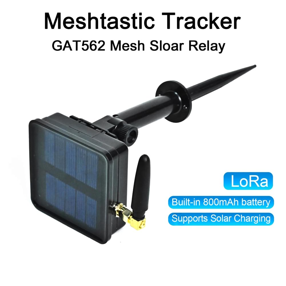 Dispositif Radio Maillé Répéteur Meshtastic Solar Lora GAT562, Tracker Lorawan, Tracker Lora, Équipement de Survie, 868MHZ.